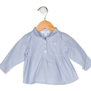 Jacadi girls striped shirt, 100% cotton, 6M